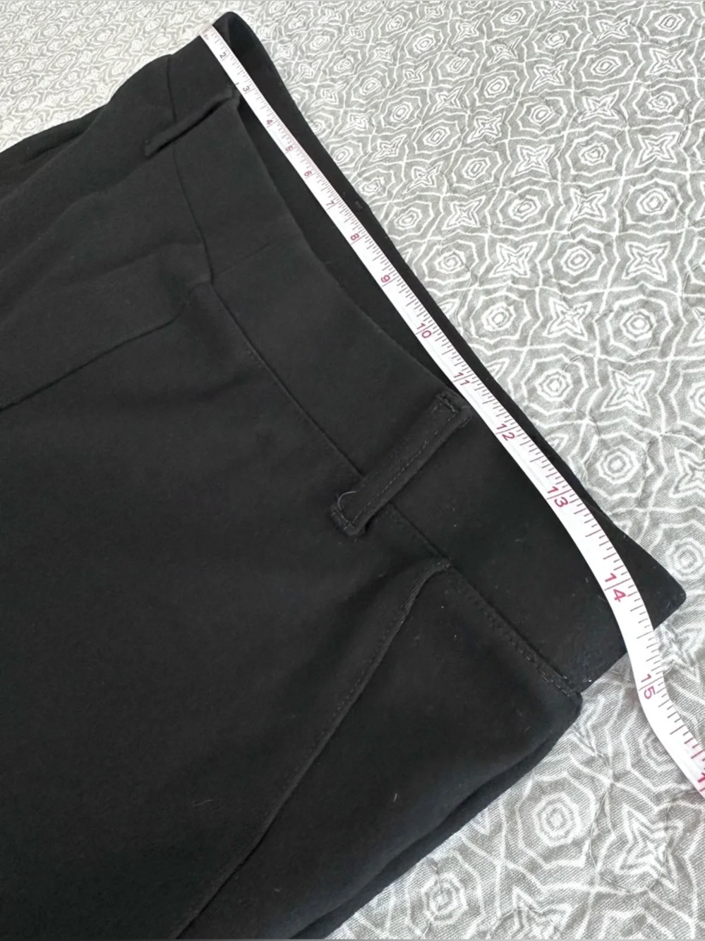 Quince Ultra-Stretch Ponte Bootcut Pants Pull-on Black 28” Inseam Size M
